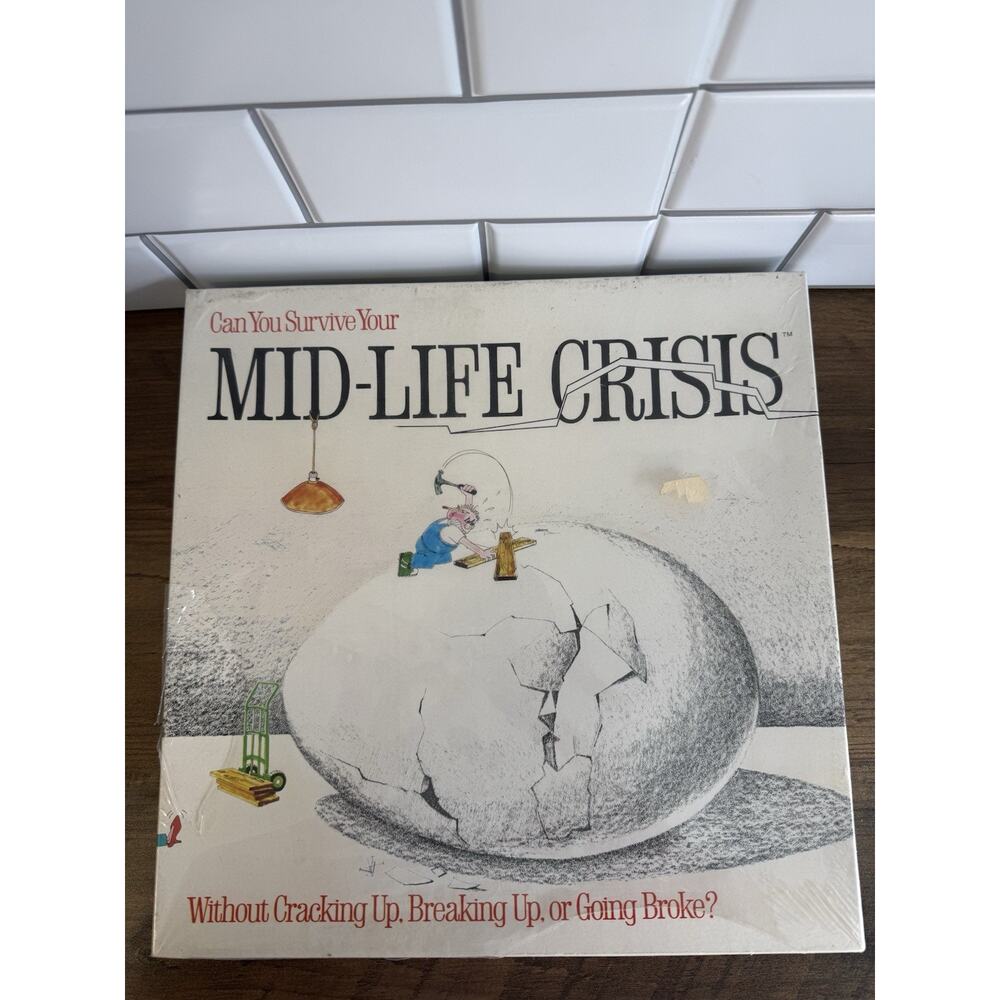 Vintage Board Game, MidLife Crisis Board Game 1982 New in Box Sealed